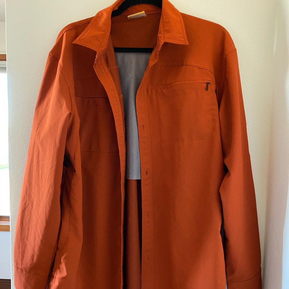 Cabelas work button down shirt